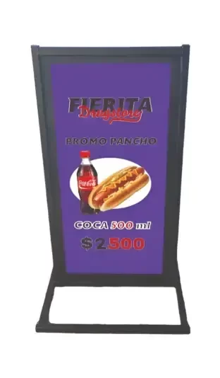 Producto - Cartel De Pie Pesado Mini