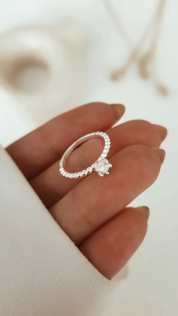Producto - Anillo miss cubic canast y bolit 16mm P925