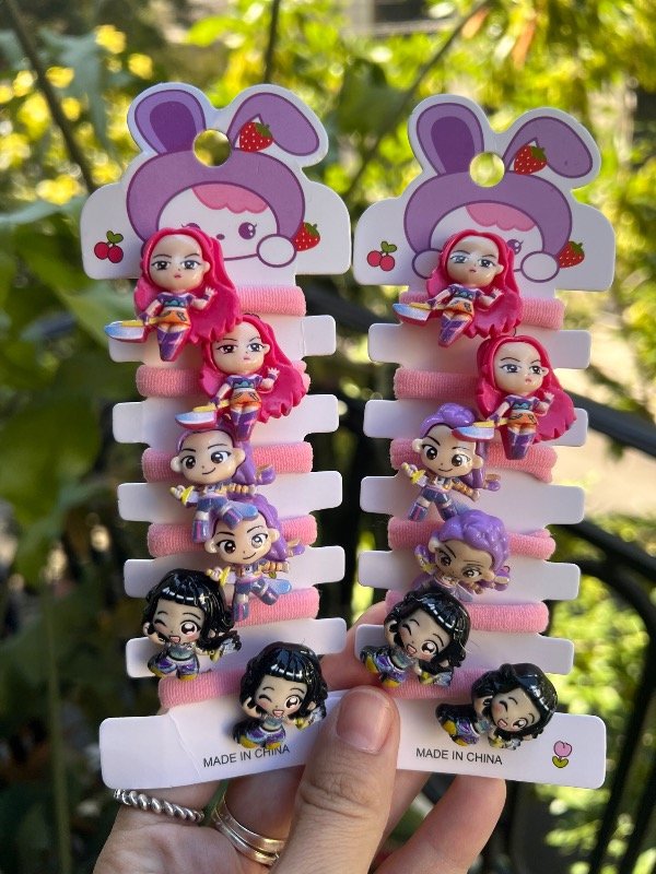 Producto - 2 tiras de colitas guerreras kpop