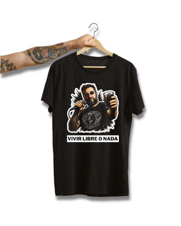 Remera Vivir libre o nada