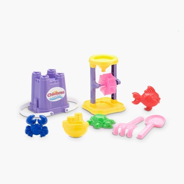 Producto - Balde Forma castillo con accesorios