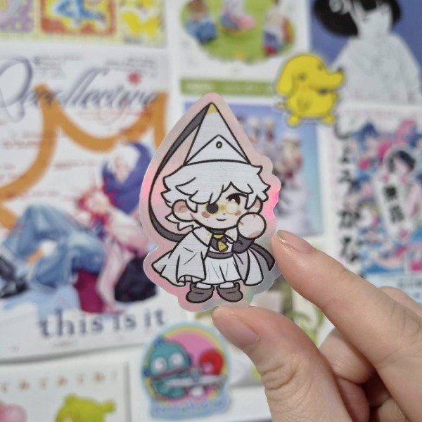 Producto - Sticker holográfico - Qifrey