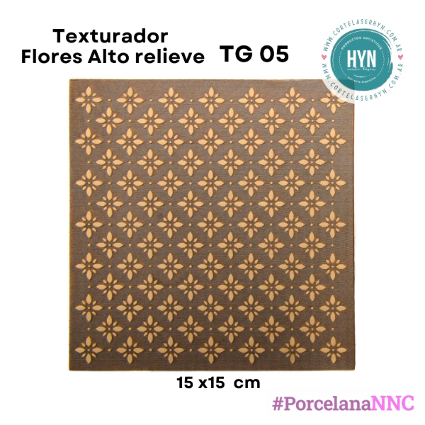 Producto - Texturador  Flores Alto relieve TG 05