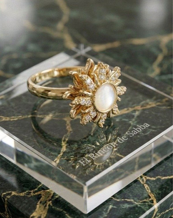 Producto - Anillo Golden Sun Strass