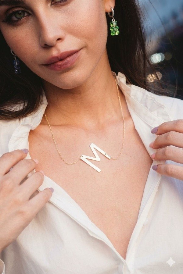 Producto - Cadena Roló con dije inicial