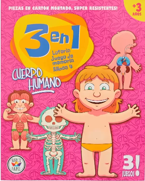 Producto - 3 EN 1 CUERPO HUMANO / BARCO DE PAPEL