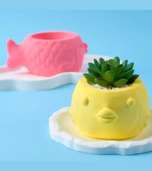 Producto - Molde Maceta/Portavela Pez
