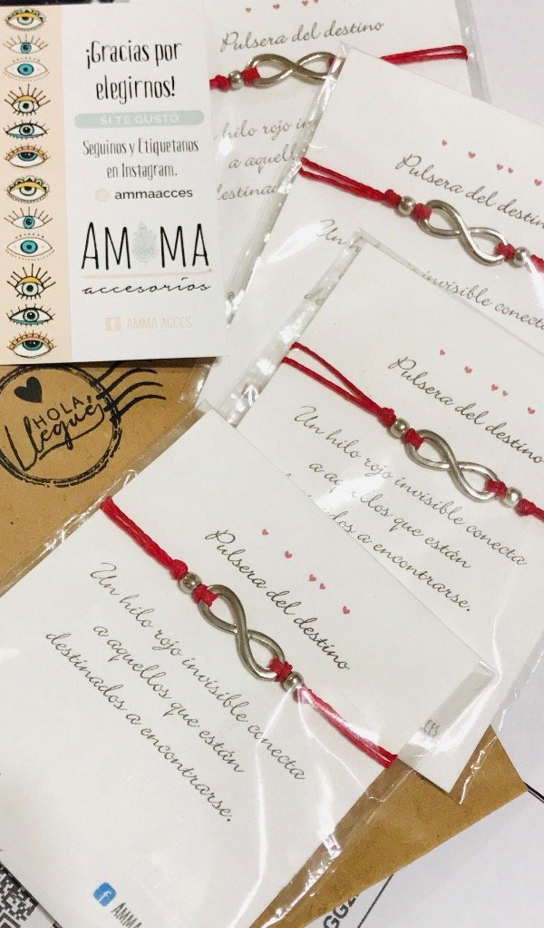 Producto - Pulsera HILO ROJO INFINITO