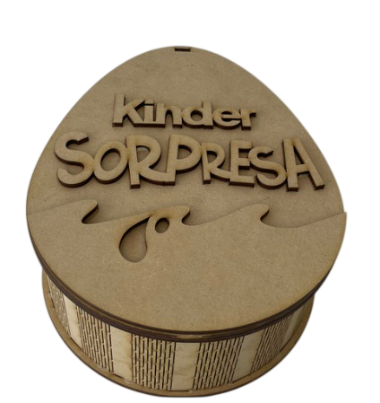 Producto - PACK 10 CAJA HUEVO KINDER  21x17x6 CM