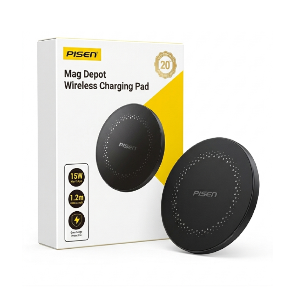 Producto - Mag Depot Base de Carga Inalámbrica 2 En 1 - PISEN