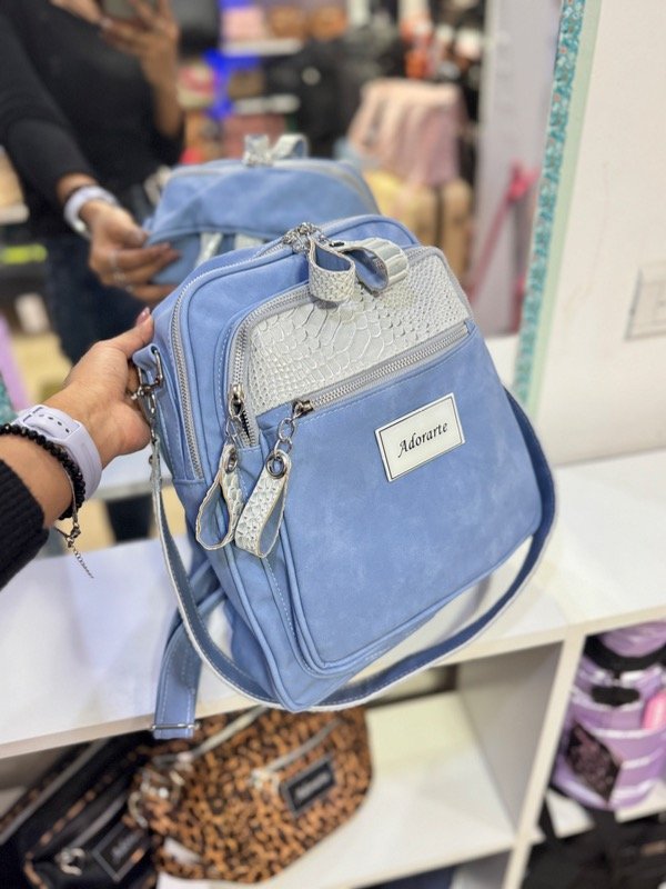 Producto - Mochila bolso Isabella Turquesa