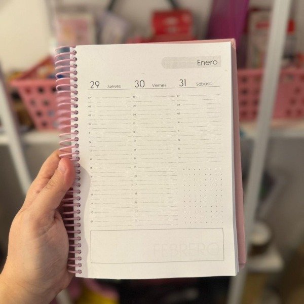 Producto - Agenda semanal 2026 clasica con horarios