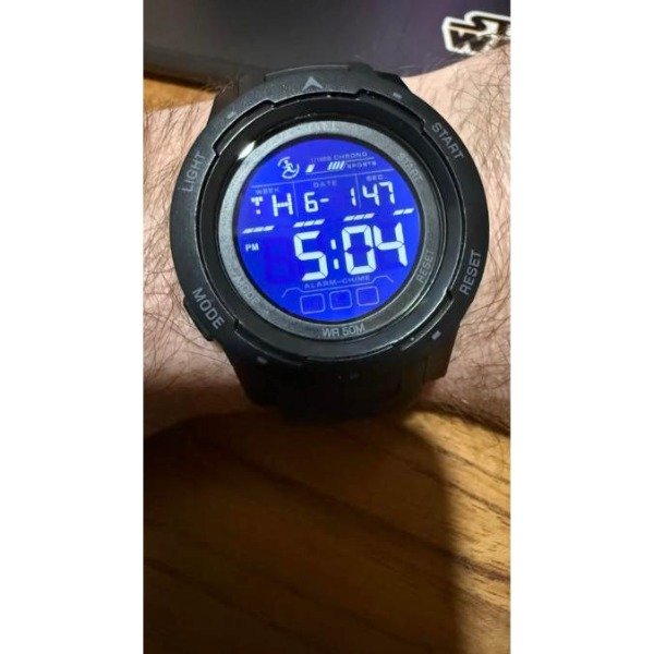 Producto - Reloj para hombre deportivo digital SMAEL negro sumergible - 4