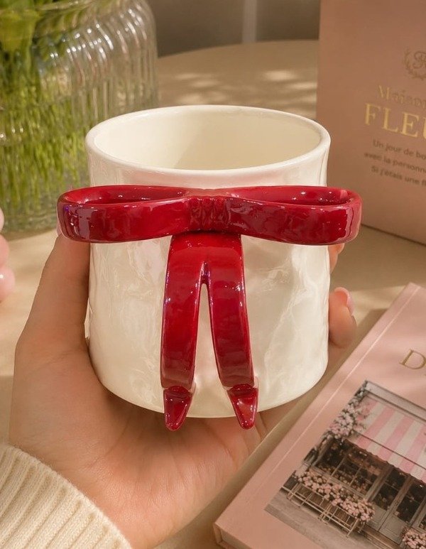 Producto - Taza asa moño coquette