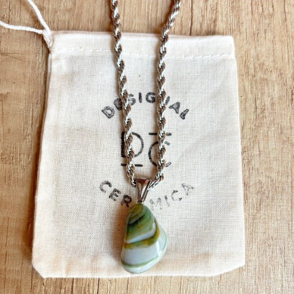 Producto - Collar Ágata verde