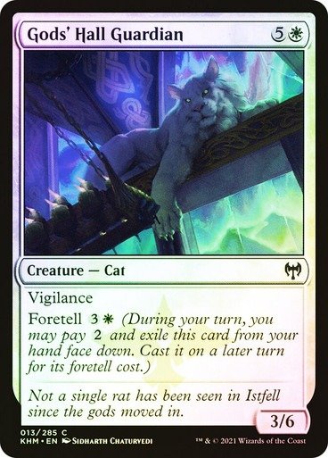 Producto - Gods' Hall Guardian Foil  Kaldheim