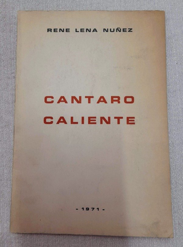 Producto - Cántaro Caliente - René Lena Nuñez
