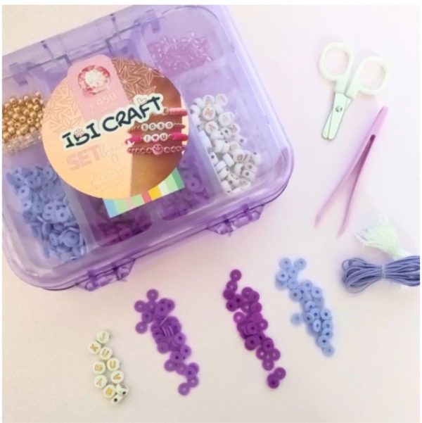 Producto - SET PARA ARMAR BIJOUTERIE VALIJA VIOLETA