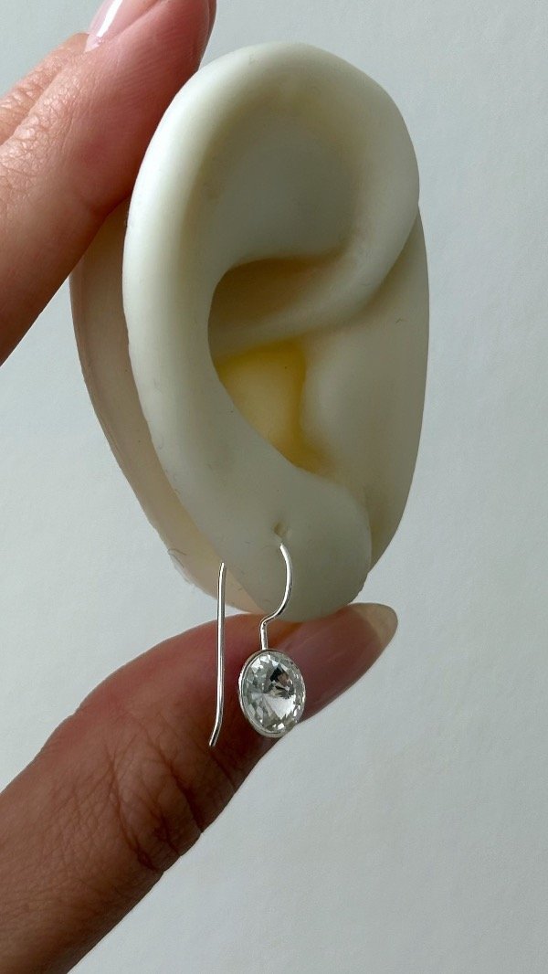 Producto - Argollas sin cierre baby diamond 9mm P925 - 3