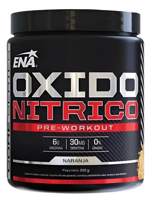 Producto - Óxido Nítrico ENA 210g Arginina + Ornitina Vasodilatación