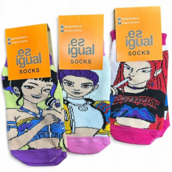Producto - MEDIAS SOQUETE K POP  (TRIPACK)  23 AL 33