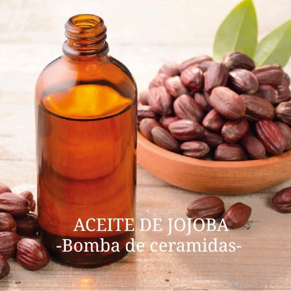 Producto - ACEITE DE JOJOBA , ozonizado, Bomba de ceramidas 50cc