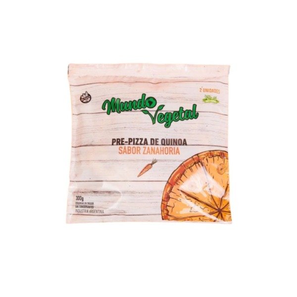 Producto - Pre pizza -MUNDO VEGETAL- de quinoa veggie x 2 unid SIN TACC