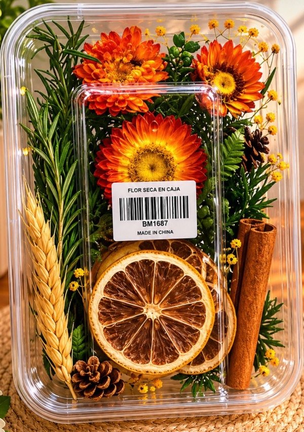 Producto - BANDEJA FLORES SECAS MOD INVIERNO