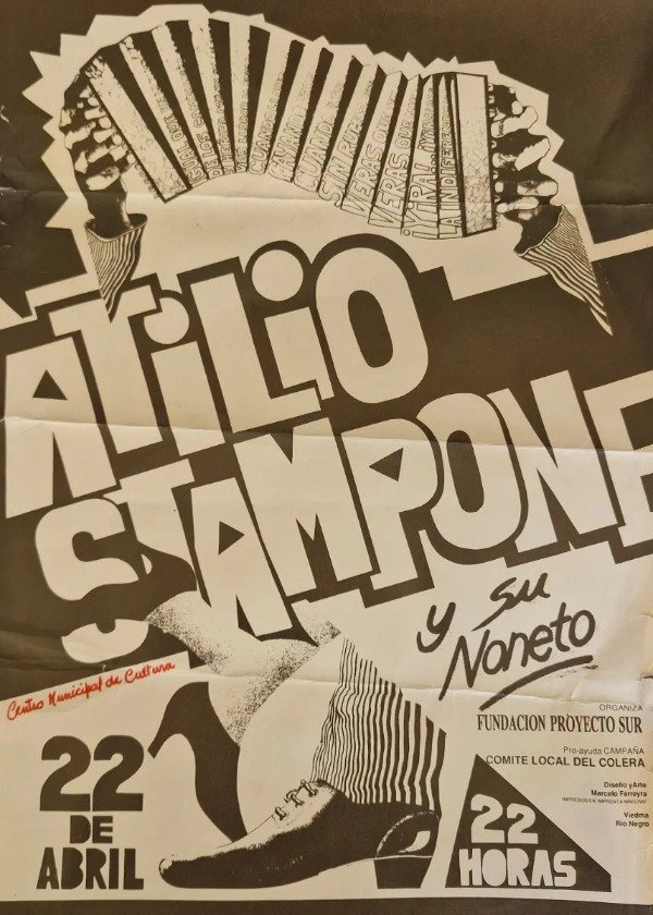 Producto - Ferreyra, Marcelo - Afiche Atilio Stampone y su Noneto, Viedma - 0