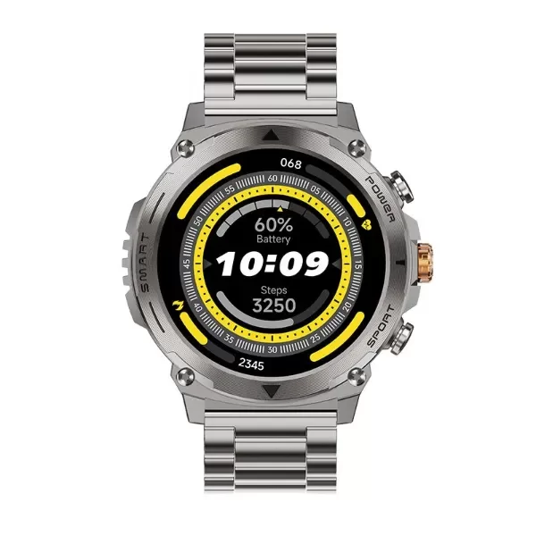 Producto - Smartwatch JD Everest Pantalla Amoled Plateado Malla Metalica