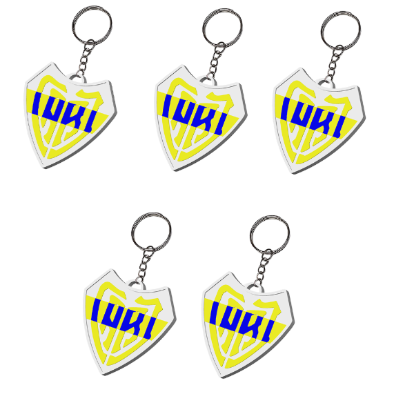 Producto - Llavero Souvenir 3d X 5u Boca Juniors Jgo 2