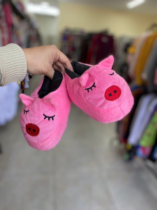 Producto - Pantuflon, chanchito - COD 453