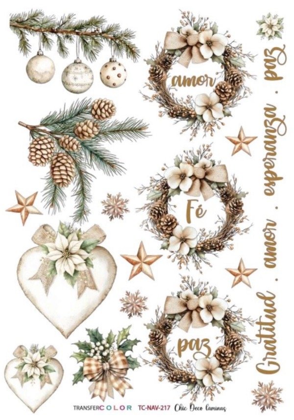 Producto - Transfer Color 217 - Navidad