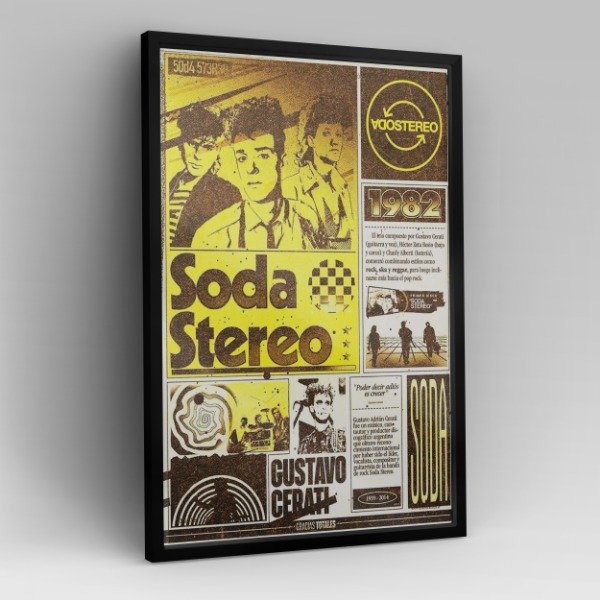 Producto - Cuadro Póster Soda Stereo