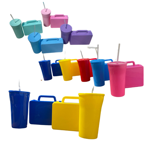 Producto - Combo valijita + vaso de 400ml personalizados