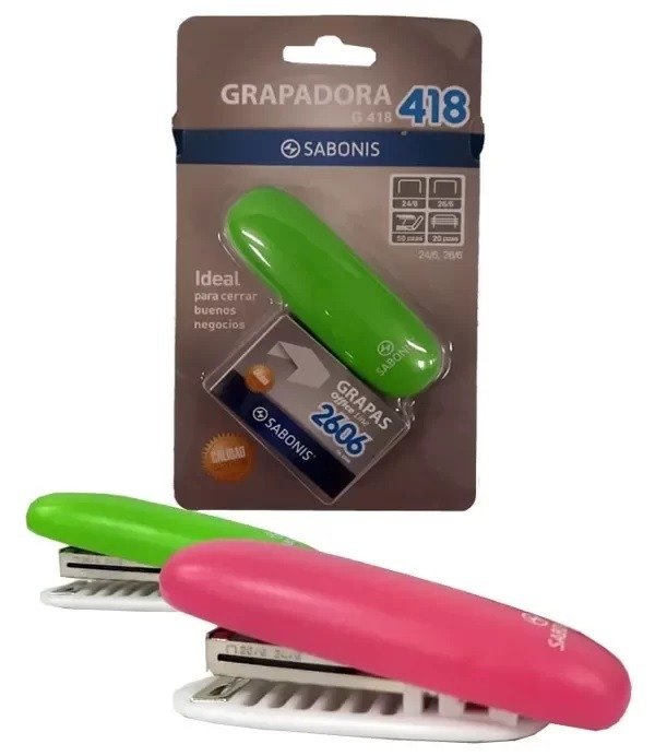 Producto - ABROCHADORA SABONIS BLISTER 418
