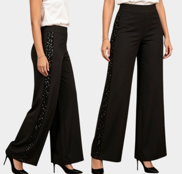 Producto - LINEA DULCEY Art 810 pantalón detalle de lentejuelas