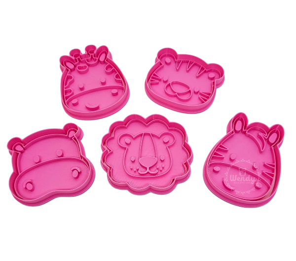 Producto - Set de cortantes de animales de la selva