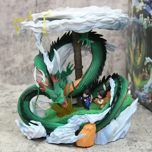 Producto - Diorama ShenLong Goku y Upa - Dragon Ball (22cm)