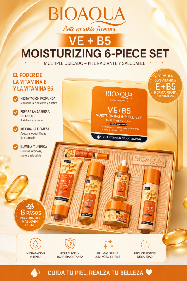Producto - Kit Skincare Bioaqua VE+B5  Moisturizing