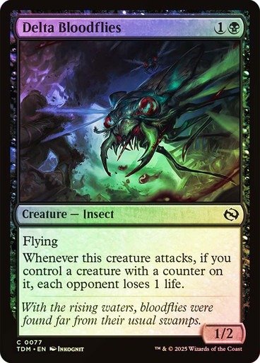 Producto - Delta Bloodflies Foil  Tarkir: Dragonstorm