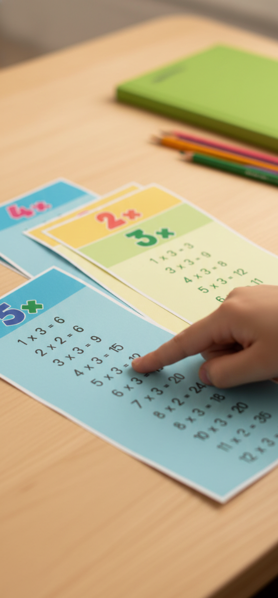 Producto - Tablas de Multiplicar Color Pastel 2026
