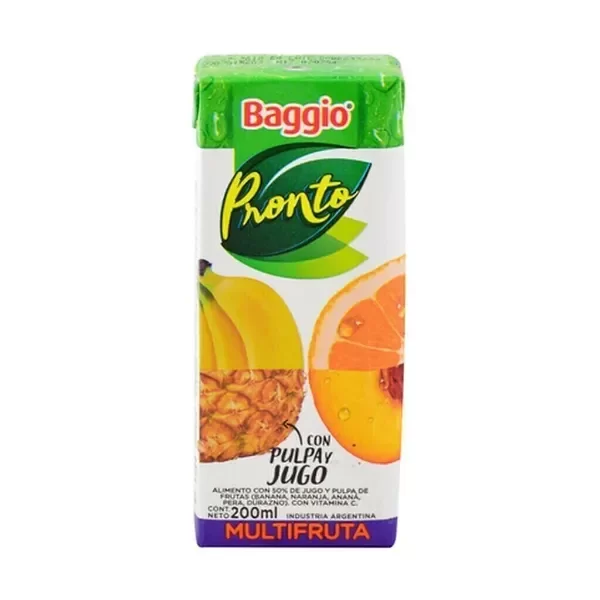 Producto - Jugo Multifruta Baggio 200ml