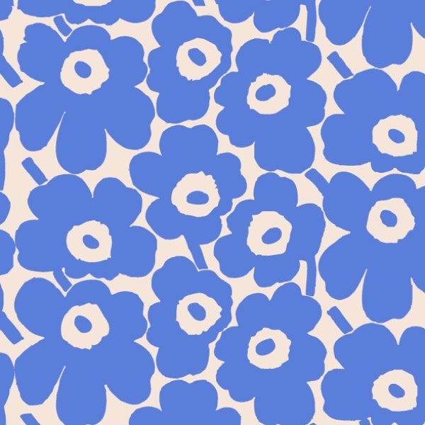 Producto - Simil N. - Unikko azul eléctrico