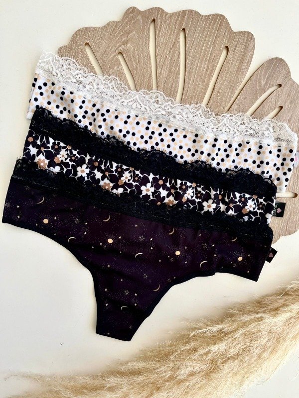 Producto - Culotte Less Micro Estampada Sayka- COD 4517