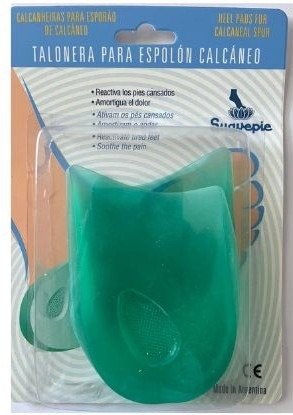 Producto - Talonera Gel Punto Verde Suave pie