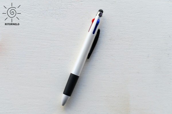 Producto - Lapicera de 3 colores con puntero touch