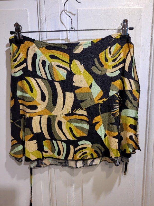 Producto - Falda pareo cruzada estampada Talle Único- PRECIO: 24X