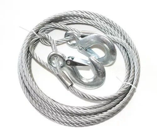 Producto - Linga de Arrastre Acero 8mm X 4 Mts 5000kg Con Ganchos Y Bolso