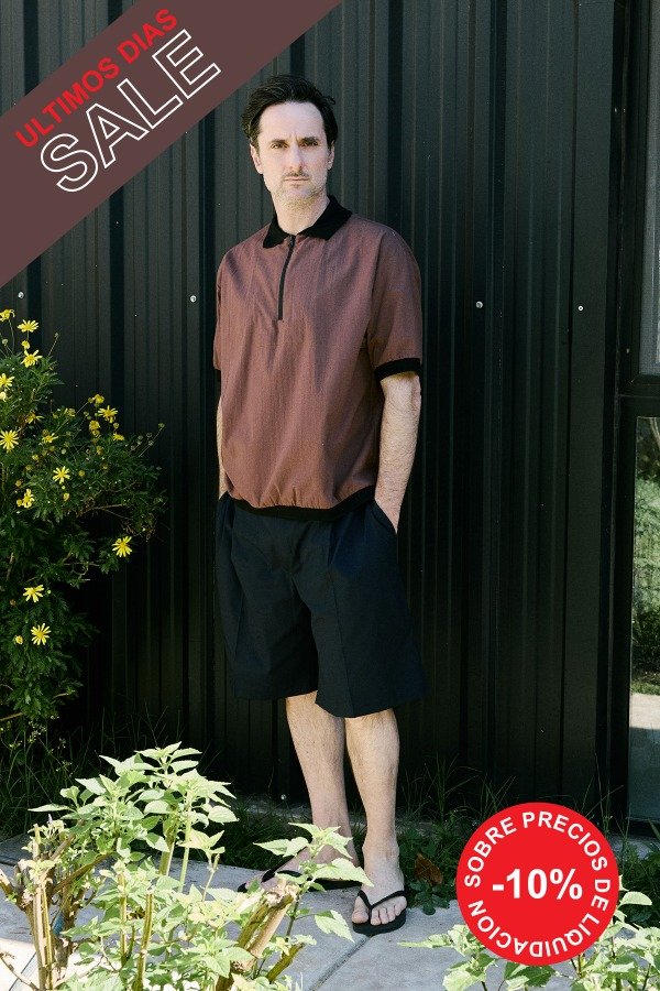 Producto - Bermuda Pinzas Elástico Sire HSS26